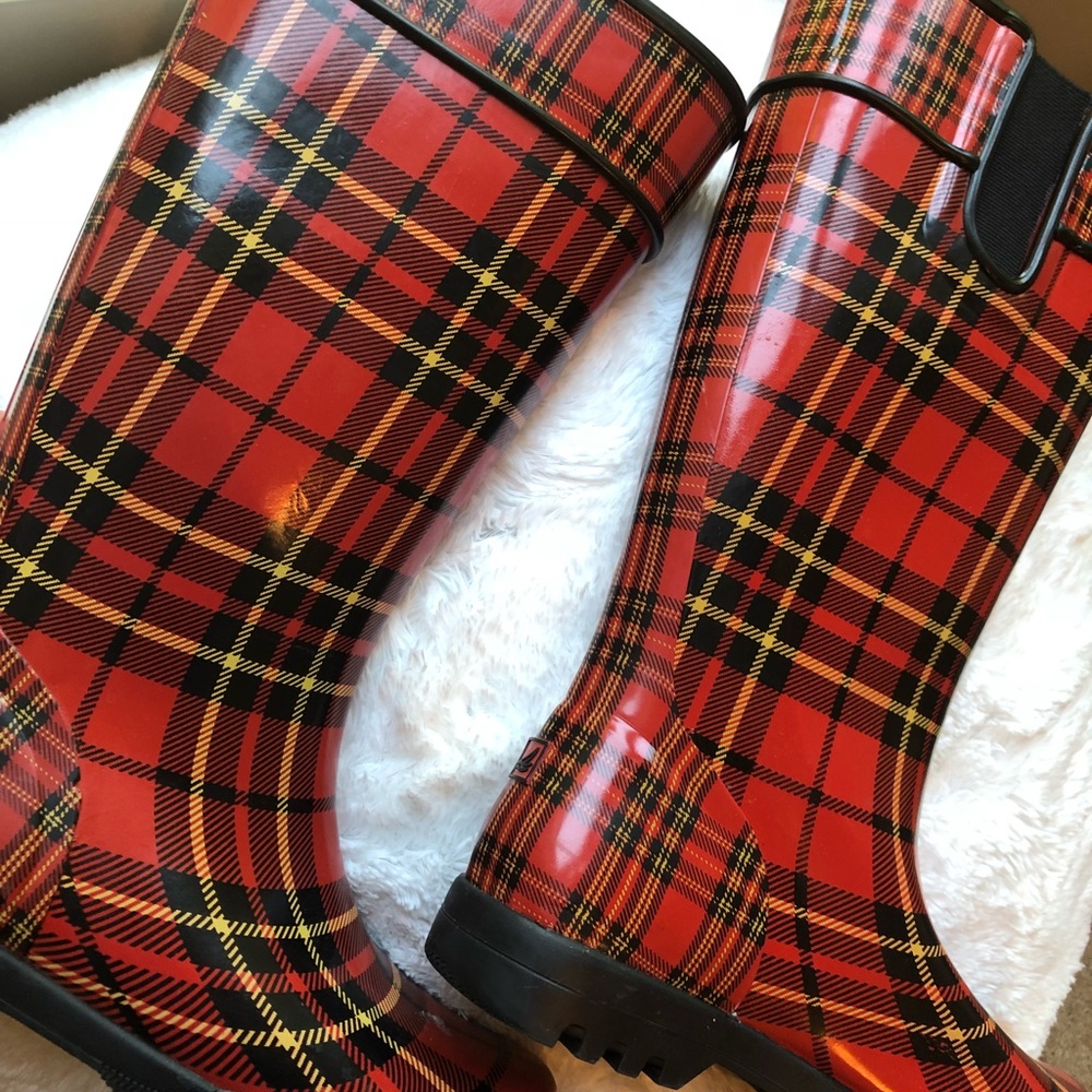 Sperry Plaid Boots